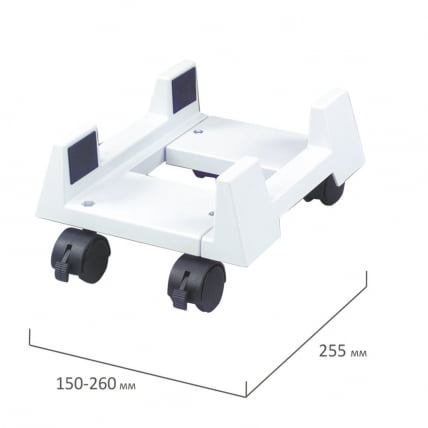 Подставка для системного блока BRAUBERG передвижная_3