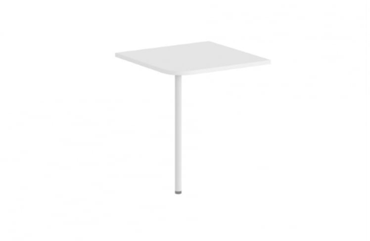 Приставка угловая для стола на одной опоре Sigma SG.462.WH Белая_0