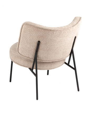 Кресло District Lounge букле Капучино_4