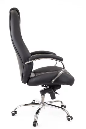 Кресло руководителя Drift Lux M кожа Черный_2