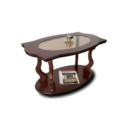 Стол журнальный Берже 3С Тёмно-коричневый_0