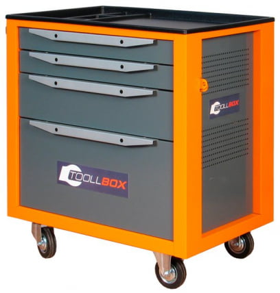 Тележка инструментальная TBS-4 оранжевый_0