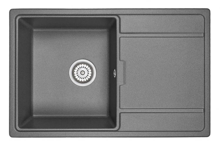 Кухонная мойка GRANULA 7804 Графит_0