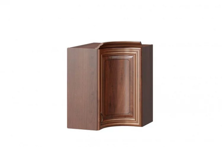 Шкаф кухонный угловой 600 радиусный с карнизом Кантри ЛД 235.314.000 Ноче Таволато_0