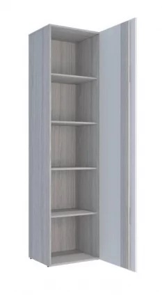 Пенал Палермо Юниор 02 Ясень шимо светлый Белый глянец_2