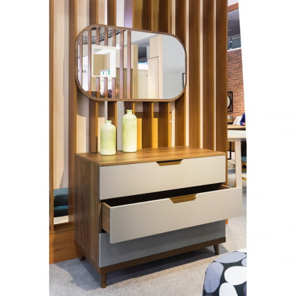 Комод Сканди с 3 ящиками Бежевый_2