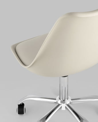 Стул офисный BLOK NEW пластиковый Бежевый_6