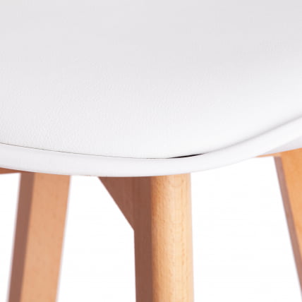 Стул барный TULIP BAR (mod. C1014H) пластик/дерево, 57 х 48 х 104 см, белый 018 /натуральный_6