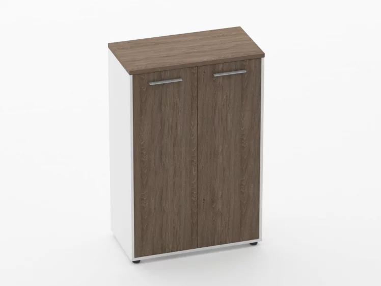 Шкаф 2 широкий закрытый Deka 10.12.131 Дуб Верцаска/Белый_0