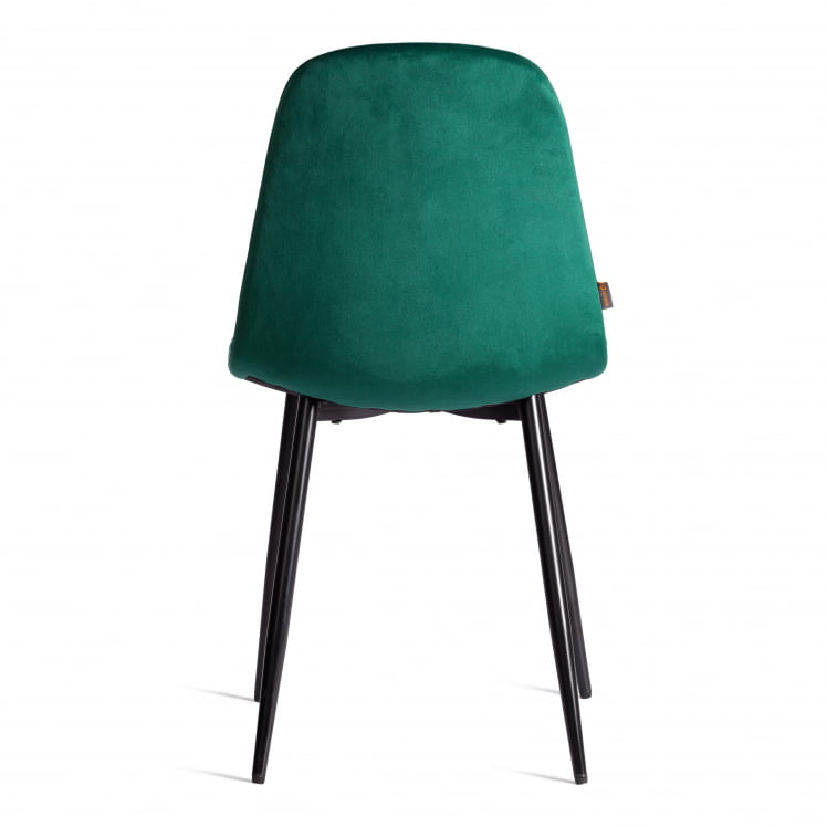 Стул BREEZE (mod. JSC-58) Велюр/металл , 44 х 53 х 86 см, Green (зеленый) HLR56 / черный_3