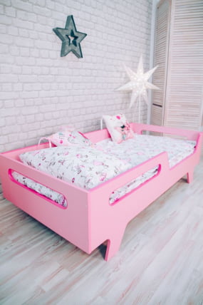 Кровать детская Бэби Розовый_3