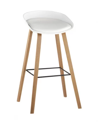 Барный стул Libra Soft с подушкой Белый_0