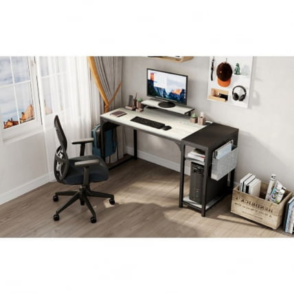 Стол письменный (для компьютера) EUREKA ZX-SS140B-OGB с шириной 140 см Oak Grey_5