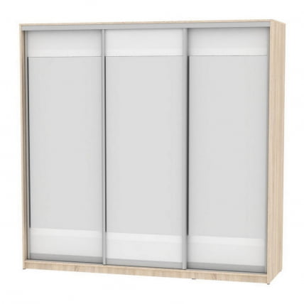 Шкаф-купе Б-220х235х60-2(ДСС-Белый-Д10Д10Д10) / B-220х235х60-2(ДСС-Белый-D10D10D10)_0