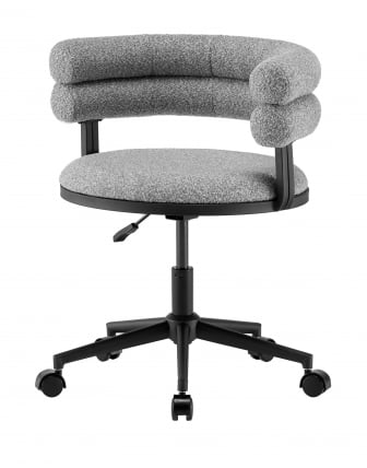 Стул офисный Понтй серый черные ножки / Ponty_0