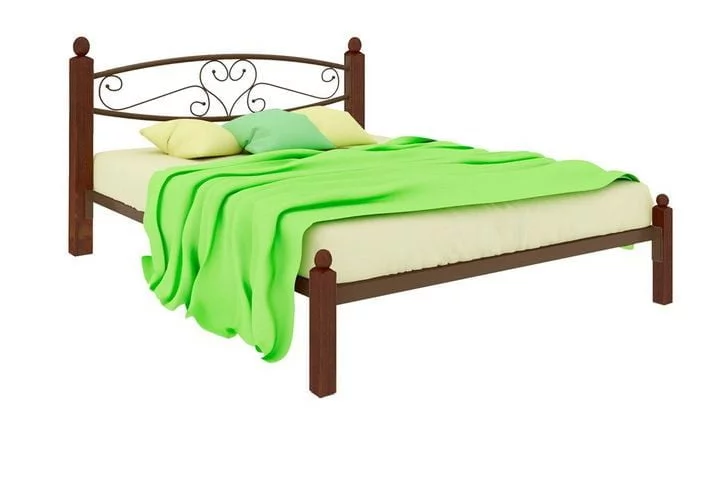 Кровать Каролина Lux 1800х2000 Коричневая_0
