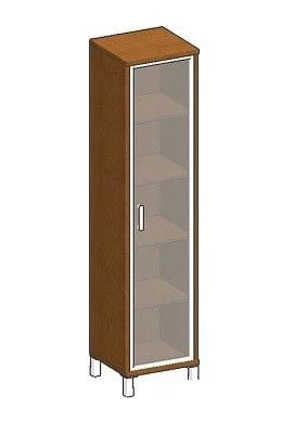 Стеллаж стекло в раме В431.8 L Дуб девон_0