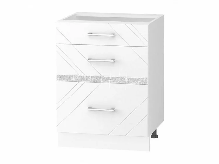 Напольный шкаф (3 ящика с метабоксами) Бьянка 102.66_0