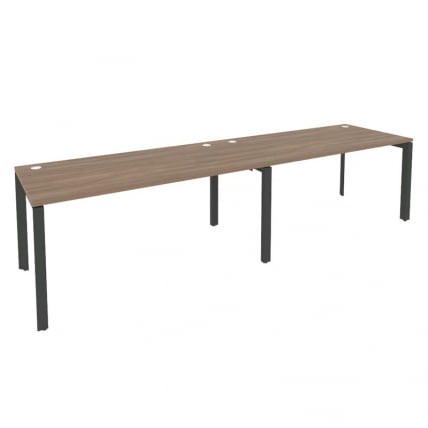 Рабочая станция на П-образном м/к ONIX O.MP-RS-2.4.8 Дуб Аризона/Антрацит_0