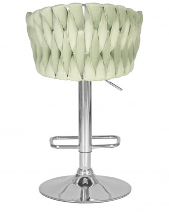 Стул барный DOBRIN MARCEL Пудрово-мятный велюр MJ9-87_4