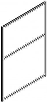 Перегородка 1300 мм RAND RP130SS90 Легно светлый_0