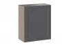 Шкаф навесной Одри В_72-60_1ДР Дуб Сонома трюфель/Серый шелк_148692
