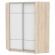 Шкаф-купе YA-198х1400-568-5(ДСС-Белый-D4D4)_344499