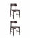 Стул ODEN WOOD x2 из массива гевеи Эпрессо_189149