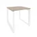 Стол рабочий на О-образном м/к ONIX O.MO-SP-0.8 Дуб Аттик/Белый_241574