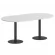 Стол овальный HOME OFFICE VR.SP-5-180.1 Белый/Антрацит металл_230297