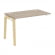 Наборный эл. раб. станции Оникс Вуд OW.1.NRS-2.7 Дуб Аттик/Дуб Светлый/Металл Белый 1180*720*750_3828563