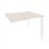 Стол-приставка на П-образном м/к к опорным элементам ONIX O.MP-SPR-1.8 Денвер Светлый/Белый_240923