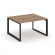 Стайл Проджект Стол переговорный SN-59O.SPRG-033.3 Дуб Табак/Металл Черный 1380*1180*750 _3860194