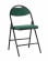 Стул складной Hagen black велюр Зеленый_416545