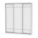 Шкаф-купе B-220х200х60-3(Белый-D7D7D7)_358625