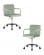 Офисное кресло для персонала DOBRIN TERRY (мятный велюр (MJ9-87)) 2 шт_3636817