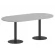 Стол овальный HOME OFFICE VR.SP-5-180.1 Серый/Антрацит металл_230295