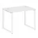 Стол письменный на О-образном м/к METAL SYSTEM БО.СП-1 Белый/Белый_246966