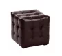 Пуф Лючия 202 квадратный Темно-коричневый_148515
