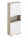 Шкаф высокий с нишей Sigma SG.841.OD.WH.WH Дуб темный Белый_730355