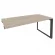 Стол-приставка на О-образном м/к к опорным элементам ONIX O.MO-SPR-4.8 Дуб Аттик/Антрацит_242262