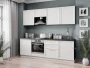 Кухонный гарнитур Джулия №7 Черный Белый_258137