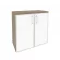 Шкаф низкий широкий ONIX O.ST-3.2R white Тиквуд Темный_254893