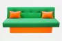 Диван MANGO 4 (2 категория) Зеленый Оранжевый_146510