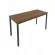 Стол письменный на металлокаркасе SLIM SYSTEM С.СП-5.1 Орех-Антрацит_236948