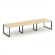 Стайл Проджект Стол переговорный SN-59O.SPRG-052.3 Акация Лорка/Металл Антрацит 3540*1180*750 _3809488