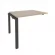 Наборный элемент рабочей станции на П-образном м/к ONIX O.MP-1.NRS-1.8 Дуб Аттик/Антрацит_240355