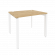 Стол рабочий на П-образном м/к ONIX O.MP-SP-1.8 Тиквуд Светлый/Белый_252079