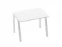 Стол прямой Deka Л-обр. каркас 73.07.10 Белый_176600