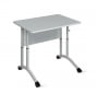 Стол ученический 1-местный регулируемый (рост 3-5) 700х500 мм ЛДСП Бук/Металл Серый_3680277